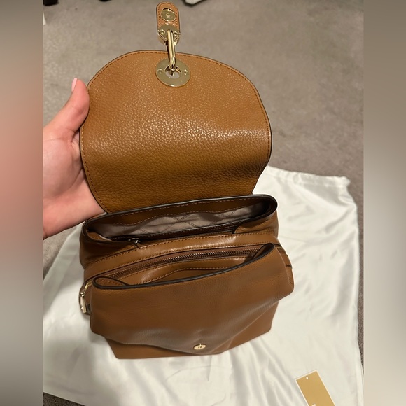 Michael Kors Raven Medium Backpack Pebbled Leather with Dust Bag - Picture 13 of 17